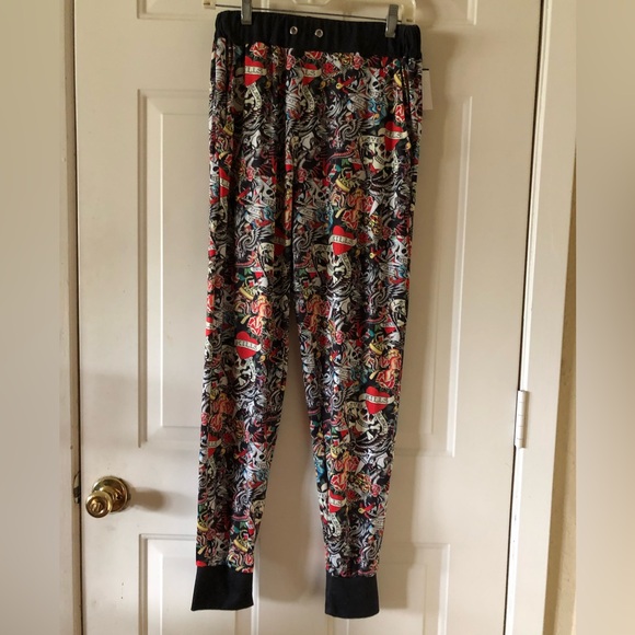Ed Hardy Love Kills Slowly Women’s Lounge Joggers in Size Medium - Picture 1 of 6
